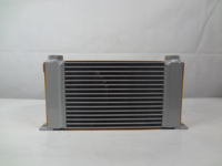 Refroidisseur d'huile à air refroidi par vent en aluminium personnalisé, refroidisseur d'huile de compresseur d'air, échangeur de chaleur, ventilateur hydraulique, radiateur de refroidisseur d'huile avec ventilateur 24v