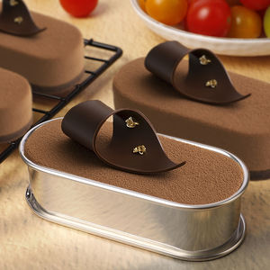 Outils de pâtisserie en acier inoxydable, anneau à tarte ovale, DIY, gâteaux, desserts, tartes, moule à mousse, outils de pâtisserie, accessoires de cuisine - Product Image 5