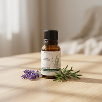 Huile Essentielle Composée de Lavande et Romarin 15ml Aromathérapie Parfum Herbal 100% Pure Distillée à la Vapeur
