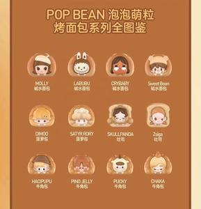 100% ถั่วป๊อปแท้ของแท้ถั่ว skullpanda beans มินิน่ารักป๊อปมาร์ทถั่วไวนิลเคลื่อนไหวได้ MOQ10ชิ้น - Product Image 3