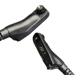 EJ-D023 D Shape Earpiece with PTT Microphone Black Two Way Radio Headset for P8668i DP4800e XPR7550e DGP8550e Radio - Product Image 4