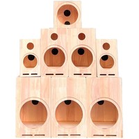 Boîte de haut-parleur en bois boîte de haut-parleur vide en bois