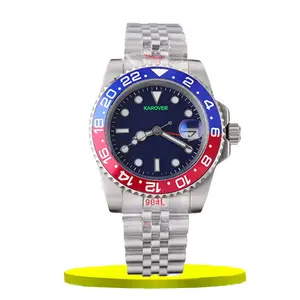 Reloj de lujo para hombre con bisel de cerámica 2813 mecánico automático 904L Acero inoxidable hombres diseño deportivo relojes de zafiro impermeables