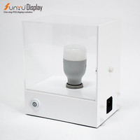 SUNYU haute qualité ampoule lampe testeur présentoir support table acrylique présentoir support pour ampoule