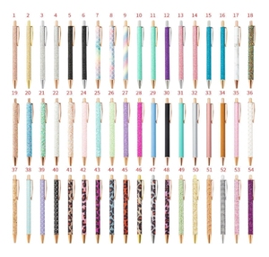 Stylo publicitaire fantaisie licorne en plastique, corps en métal et bois, à succès, avec pointe bille - Product Image 2