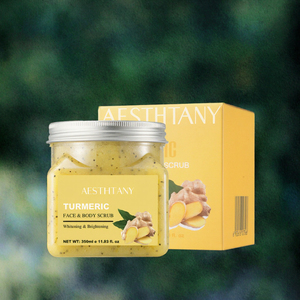 Gommage corporel liquide éclaircissant, exfoliant, anti-imperfections, au curcuma et aux peptides végétaux, hydratant et nettoyant en profondeur 350g - Product Image 3