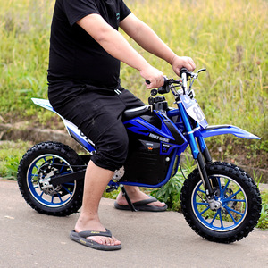 Super potenza 36V elettrico bambini moto 500W Super Dirt Bike Motocross 8-12 anni bambini acciaio due ruote - Product Image 3