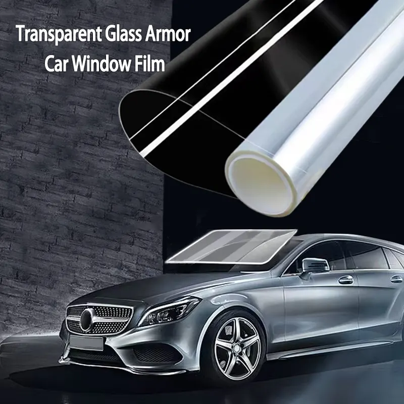 PET Car Windshield Armor Safety Window tint Glass Protection Film Explosion Proof clearplex windshield protection film
