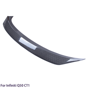 สปอยเลอร์หลังคาร์บอนไฟเบอร์ทรงรังผึ้งแบบ CT1 สำหรับ Q50 Q50S Q50L ปี 2013-2023 - Product Image 6