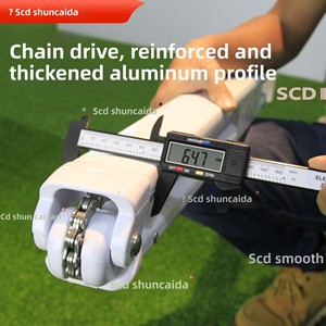 Auvent rétractable <span class=keywords><strong>moderne</strong></span> en aluminium et acrylique, télécommandé, robuste, pour villa, terrasse, protection solaire extérieure - Product Image 4