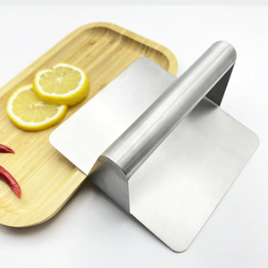 <span class=keywords><strong>Presse</strong></span> à viande pour hamburger en acier inoxydable avec fond plat, outil antiadhésif Hamburger Patty Smasher, presseur <span class=keywords><strong>professionnel</strong></span> de <span class=keywords><strong>steak</strong></span> de boeuf - Product Image 2