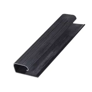 China Factory White Wall Mounted Arc Floor Channel Pvc Cord Cover/Industrial Floor Trunking Plastic Material