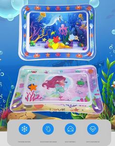 Tapis d'éveil gonflable pour bébé, pour le temps sur le ventre et les jeux aquatiques, pour enfants (matériau PVC, usage domestique) - Product Image 3