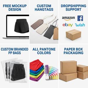 Shorts de sport noirs taille haute pour femmes, séchage rapide, respirants, pour l'entraînement athlétique et la gym, équipement de sport pour commandes de logos de marque personnalisés - Product Image 5