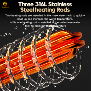 Высококачественная двойная корзина, тип вытяжки, коммерческая автономная промышленная посудомоечная машина, поставщик посудомоечной машины для ресторанов - Product Image 6