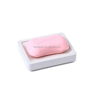 Porte-<span class=keywords><strong>savon</strong></span> en béton texturé bicolore, rectangulaire, drainable, noir et blanc, polyvalent, décoration d'intérieur, vente en gros - Product Image 3