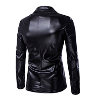 Veste de Soirée Homme Slim Fit Solid Shiny en Or Argent Noir pour Mariage Prom Casual Blazer Veste Automne Saison avec Logo Devant