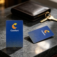 Cartes-clés intelligentes RFID NFC étanches, cartes-cadeaux pour entreprises et hôtels, mini-étiquettes PET PVC 13,56 MHz, taille personnalisée, sans contact