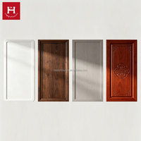 Portes d'armoires de cuisine en bois massif de chêne, style Shaker classique moderne, pour projets de villas et construction de maisons complètes