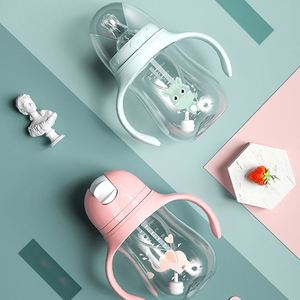 Biberon d'alimentation pour bébé 3-en-1 anti-étouffement, motif animal de dessin animé, en PP de qualité alimentaire, vente en gros - Product Image 2
