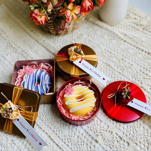 Savon créatif en forme de donut, marque privée, savon artisanal à froid, savon de bain en forme de dessert, savon fantaisie coloré pour cadeaux de mariage, végétalien - Product Image 1