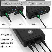 Batterie Li-Ion 18650 de première qualité 10,95 V 7000 mAh, pack de batteries avec charge rapide 45 W pour outils électriques et appareils photo