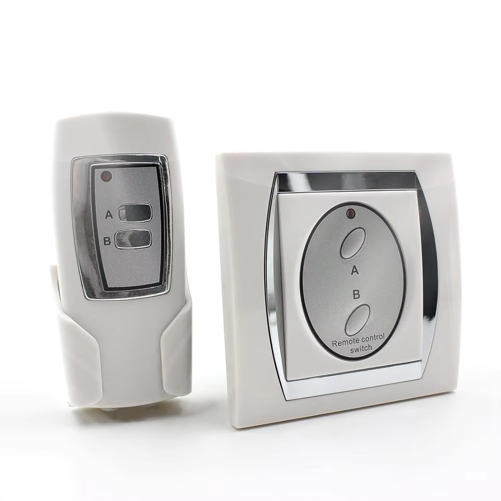 2 Way <strong>Digital</strong> Wireless <strong>Remote</strong> <strong>Control</strong> Indoor Power <strong>Switch</strong> with a and B Buttons