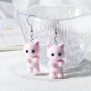 <span class=keywords><strong>La</strong></span> mejor oferta <span class=keywords><strong>de</strong></span> pendientes <span class=keywords><strong>de</strong></span> gato 3D, nuevo diseño, bonitos pendientes <span class=keywords><strong>de</strong></span> resina flocados con perlas, pendientes <span class=keywords><strong>de</strong></span> animales <span class=keywords><strong>de</strong></span> dibujos animados para mujer y niña, regalo <span class=keywords><strong>de</strong></span> fiesta - Product Image 6