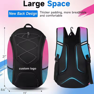<span class=keywords><strong>Sac</strong></span> à dos <span class=keywords><strong>de</strong></span> basketball avec porte-ballon et compartiment à chaussures, <span class=keywords><strong>grand</strong></span> <span class=keywords><strong>sac</strong></span> <span class=keywords><strong>de</strong></span> <span class=keywords><strong>sport</strong></span> pour accessoires <span class=keywords><strong>de</strong></span> basketball, adapté au football et au volley-ball - Product Image 2
