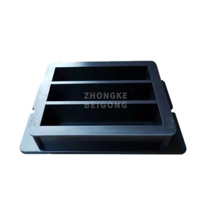 40*40*160 mét Đen nhựa ba gang xi măng vữa lăng kính khuôn/bê tông Cube khuôn 50 cái/hộp - Product Image 5
