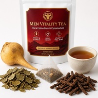 Tisane Énergisante Yuzetang Maca, Épimède et Cynomorium pour Hommes – 5g x 14 Sachets – Soutien Énergétique et Stamina Masculin – Durée de Conservation : 12 Mois