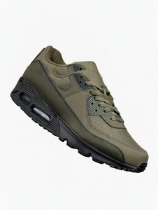 <span class=keywords><strong>Max</strong></span> <span class=keywords><strong>90</strong></span> Sneakers en cuir véritable noir pour hommes, chaussures de course classiques à coussin d'<span class=keywords><strong>air</strong></span> professionnel, légères, respirantes, décontractées ARMX900 - Product Image 1