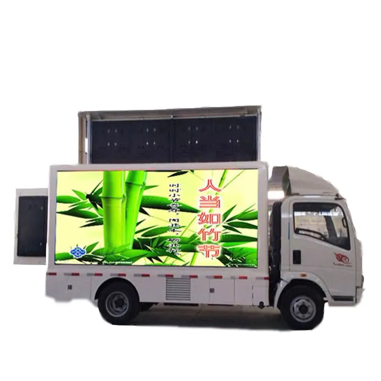 2021 Mobile Advertising Box Truck Howo led Screens Media Outdoor P6 Structure P8 Digital Roadshow Billboards Signage