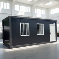 Maisons conteneurs mobiles préfabriquées de 20 pieds/40 pieds, adaptées à la construction de dortoirs résidentiels et de bureaux