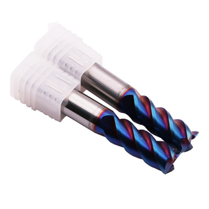 China ODM/OEM Customizable Tungsten Carbide Milling Cutters Straight Flat Carbide Endmills With 4 Flutes/2 Flutes HRC65 D1-25mm - Product Image 1