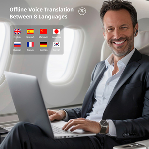 2024 Nueva Traducción en tiempo Real multilingüe interpretación simultánea bidireccional auriculares con traductor de cancelación de ruido - Product Image 6