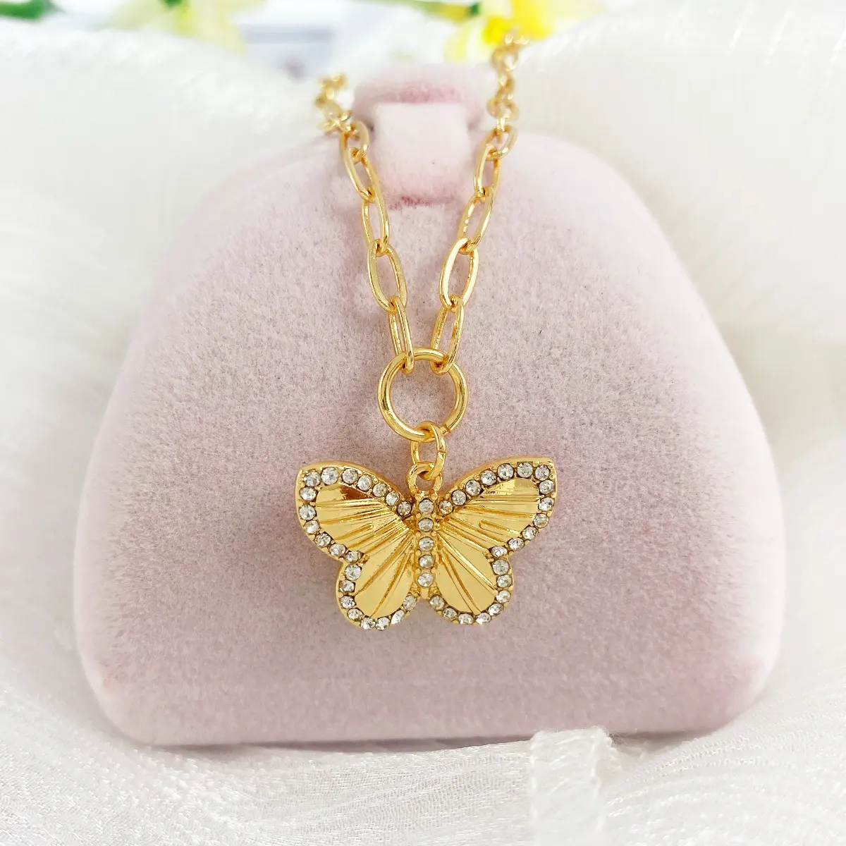 2023 Fashion Jewelry Wholesale Custom Butterfly Diamond Sexy Gold Plated Waist Chain For Women