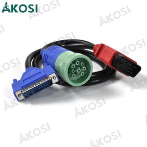 Cable de 9 pines + OBD para la herramienta de mantenimiento electrónico CN-H DPA5 para la herramienta de diagnóstico agrícola New Holland - Product Image 6