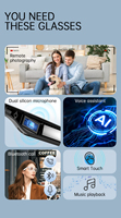 Lentes Inteligentes V6 MAX para Hombre y Mujer, Asistente IA, Resistentes al Agua, Carga Magnética, Lentes Fotocromáticas, Gafas de Sol Blancas Personalizadas