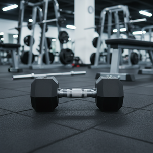5-100lb Rubber Coated <strong>Hex</strong> <strong>Dumbbell</strong> <strong>Set</strong>, ASTM Certified Free Weights for Home Gym, Custom Logo Factory Price - Product Image 3