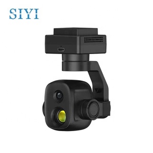 SIYI ZT6 Mini 3 axes optique Pod double capteurs 4k 8mp 6x Zoom numérique caméra à cardan imagerie thermique mesure de la température pour Uav - Product Image 1