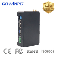 Computadora Industrial Gowin K40 Intel J1900 N2840 J1800 DDR3L Doble LAN MSATA SATA GPIO 4G 5G CAN para Monitoreo de Energía en Redes Inteligentes
