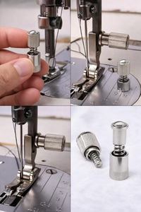 <b>Quick</b>-change Presser Foot Assembly Flat Spring <b>Clamp</b> Screw Set One Touch Feet Changer for Sewing Machine - Product Image 2