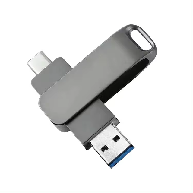 OTG 1TB 2TB Type-C Metal USB 3.0 Flash Drive 128GB-256GB-512GB Multi-function 3-Year Warranty