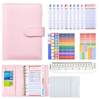 Carnet à feuilles mobiles en cuir A6 personnalisable avec logo imprimé, planificateur de budget, organiseur créatif, cadeau
