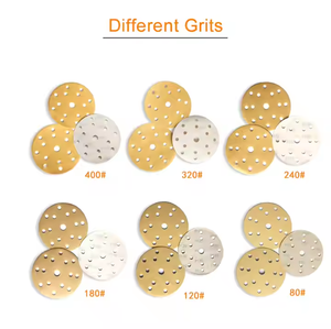 <span class=keywords><strong>Disque</strong></span> abrasif de ponçage pour cloisons sèches OEM, jaune, 225 mm (9 pouces), dureté moyenne, pour ponceuse de plafond Giraffe - Product Image 6