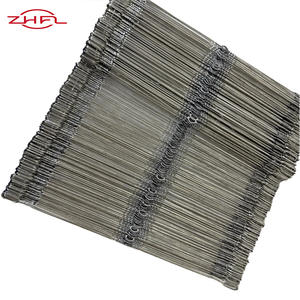ลวดเหล็กกล้าไร้สนิมลองเทงขนาด 13 นิ้ว 330 x 0.9 มม. A9/A10 บรรจุ 500 ชิ้นต่อถุง สภาพใหม่ สำหรับเครื่องจักรตกแต่งสิ่งทอ - Product Image 2