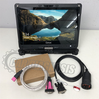 Ordinateur portable Getac V110, logiciel Sculi 2.14 neuf pour machines Liebherr, outil de diagnostic pour grue, excavatrice, camion, bulldozer, clé dongle, 2 ans