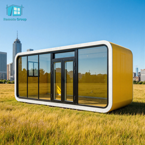 Nuovissima Cabina Apple di Tendenza 20Ft 40Ft, Ufficio <span class=keywords><strong>Mobile</strong></span>, Casa Prefabbricata Compatta, Casa Container Prefabbricata <span class=keywords><strong>per</strong></span> Esterni - Product Image 1