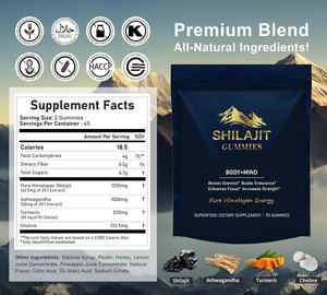Permen Jeli <span class=keywords><strong>Shilajit</strong></span> Himalaya & Permen Jeli Organik Terbungkus Individual <span class=keywords><strong>Shilajit</strong></span> Asli Tanpa Tambahan Permen Jeli <span class=keywords><strong>Shilajit</strong></span> Alami - Product Image 4